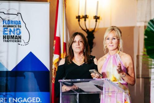 Florida Alliance Immediate Past Chair Ellyn Bogdanoff and Florida Alliance Event Chair Maggie Overdorf